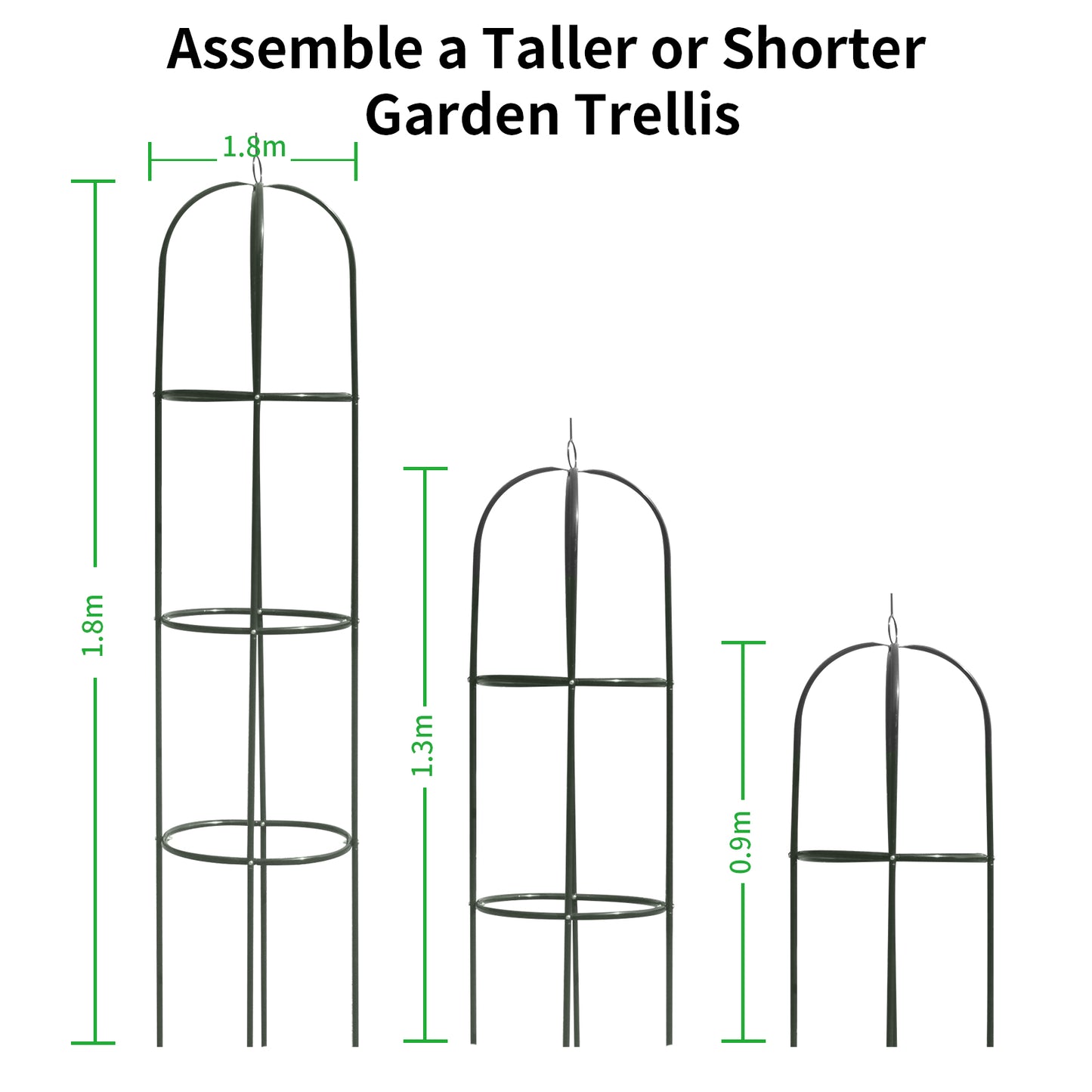 Tower Obelisk Garden Trellis / Plant Support for Climbing Vines and Flowers