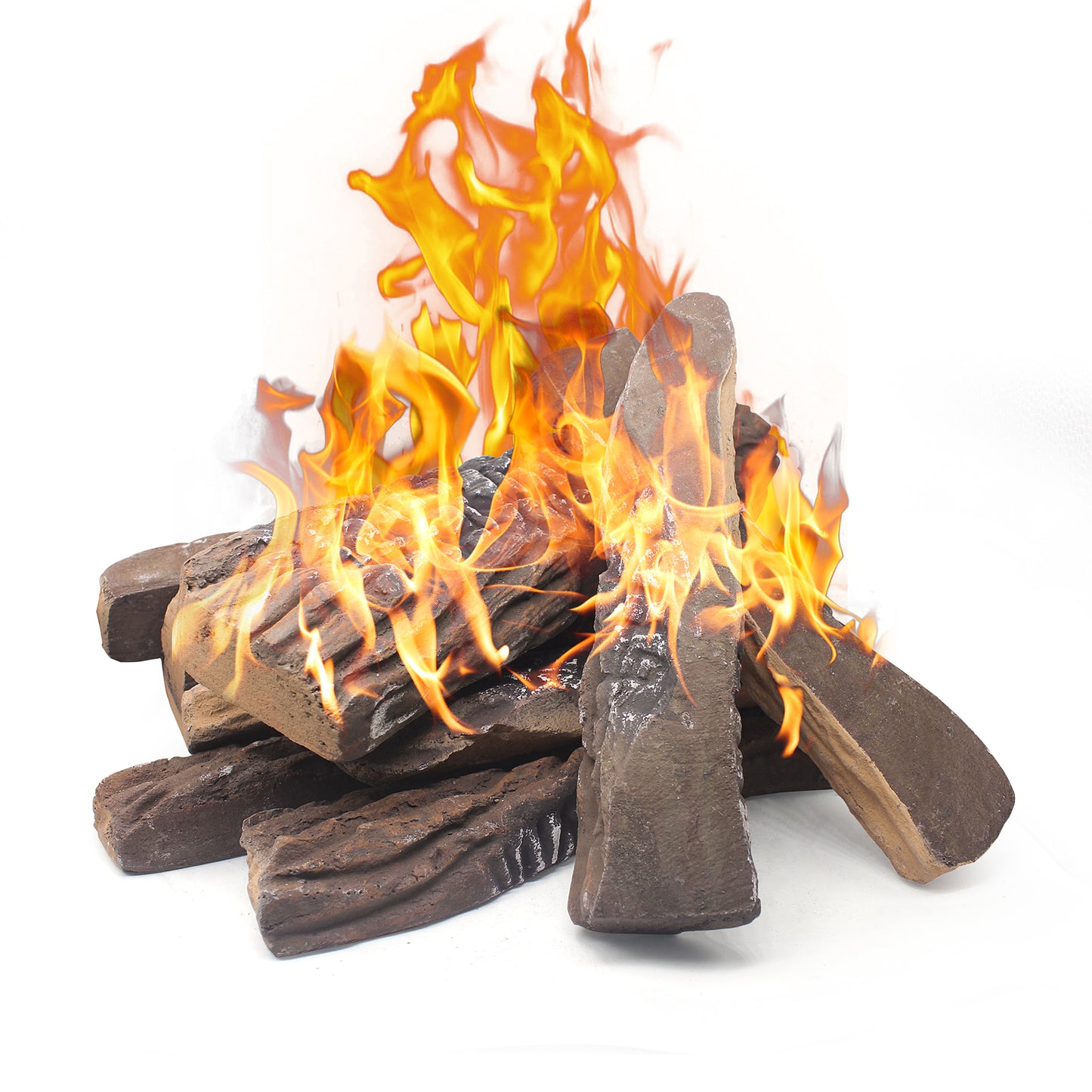 Ceramic Logs / Fire Pit Logs / Fireplace Logs Ceramic Woods