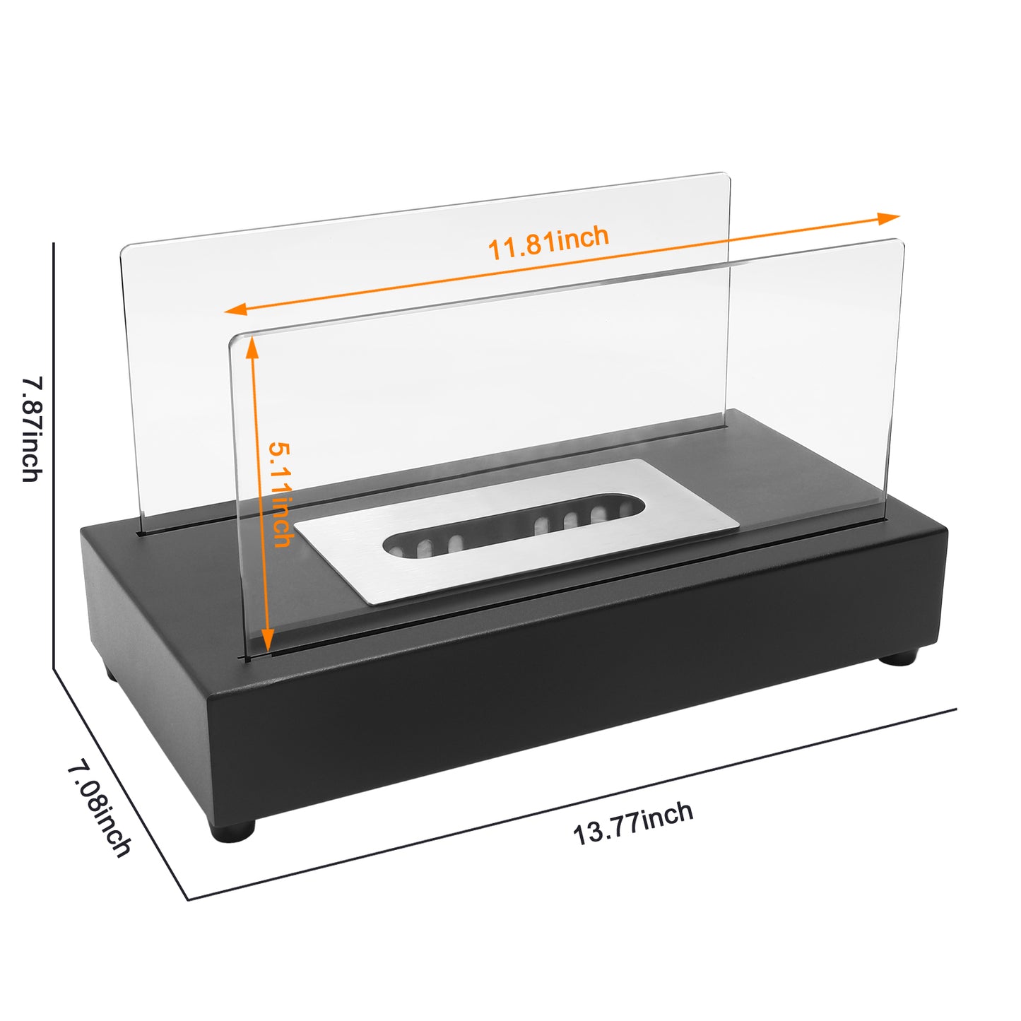 Bio Ethanol Fireplace / Tabletop Fireplace Portable Fire Bowl / Indoor Outdoor Firepit