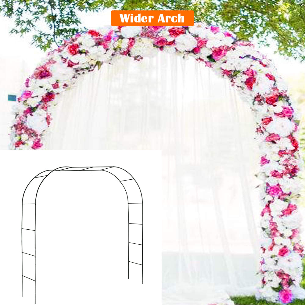 Garden Arch / Outdoor Flower Trellis / Durable Steel Garden Arbor / Wedding Decoration Arch