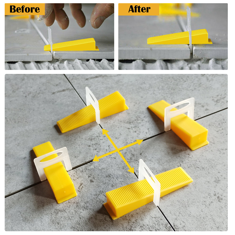 Tile Spacers Clips /  Tile leveling System Spacer Clips / Tiles Leveler Spacers